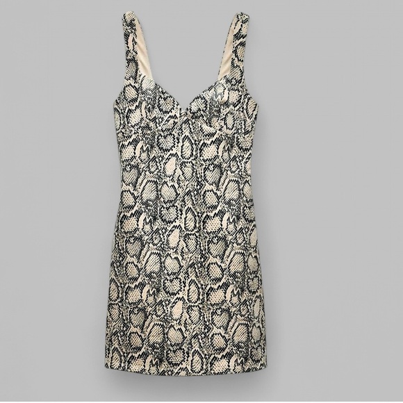 Zara-Animal Print Mini Dress-Size Small-NWT - Picture 6 of 8